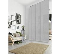 GoDear Design Adjustable Sliding Vertical Blinds 116-218 cm W x Up to 243 cm H, Extendable Rail Track, Vertical Panels for Indoor Window, Patio Door, Airo