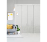 GoDear Design Adjustable Sliding Vertical Blinds 116-218 cm W x Up to 243 cm H, Extendable Rail Track for Blinds Window Vertical, Panel Track Blind, Patio Door Blind, Semi-Sheer, Snowdrop