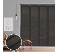 GoDear Design Room Dividers Screen 116 cm-218 cm W x Up to 243 cm H, Extendable 4 Panel Sliding Track Privacy Screens Hanging Room Divider, Panel Screens, Partition Room Divider Separator, Tea Time