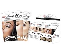 Godefroy My Brows Transfers Long Lasting, 4 Colours, 4 Styles (Dark Brown, Low Arch)