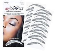 Godefroy My Brows Transfers Long Lasting, 4 Colours, 4 Styles (Natural Black, High Arch)