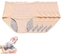 Godemmio Everdries Leakproof Ladies Underwear,Everdries Leakproof Panties (UK, Alpha, L, Regular, Regular, MIX5PC-C)