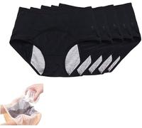 Godemmio Everdries Leakproof Ladies Underwear,Everdries Leakproof Panties (UK, Alpha, XXL, Regular, Regular, MIX5PC-D)