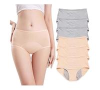 Godemmio Everdries Panties for Women Over 60, Everdries Leakproof Ladies Underwear for Women,Leak Proof Underwear for Women (UK, Alpha, L, Regular, Regular, MIX6PC-C)
