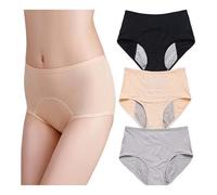 Godemmio Everdries Panties for Women Over 60, Everdries Leakproof Ladies Underwear for Women,Leak Proof Underwear for Women (UK, Alpha, M, Regular, Regular, MIX3PC-B)