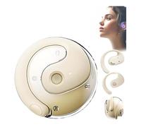 Godemmio Hy-T26 Pro Language Translator, Simultaneous Interpretation Earphone, Supports Over 75 Different Languages, New HY T26 Pro Headphones Translator, Translation Earbuds Real Time (Beige)