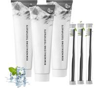 Godemmio Larineco Remineralizing Toothpaste, Mint, Cream, 3 Pack
