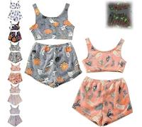 Godemmio Spooky Vest Pajama Set, Halloween Glow-in-The-Dark Vest Pajamas Set, Cute Cozy Flannel Pumpkin & Ghost PJS Shorts Women (UK, Alpha, XL, Regular, Regular, 2PC-14)