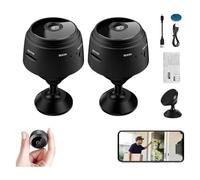 Godemmio Spyfocus - Camtrix Magnetic Mini Security Camera, Spy Focus Magnetic Mini Security Camera Outdoor, Mini 1080p HD Smart Wireless WiFi Magnetic Security Camera, 4K Security Camera System (2PC)