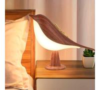 GODENBA Small Cordless Birds Lamp, Touch Night Light with 3 Color Temperature/Dimmer Brightness/Touch Sensor/Aroma Diffuser, Rechargeable Battery Hummingbird Lamp for Kids, Bedside, Small Place
