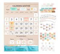 Godery Calendar and Weather Pocket Chart