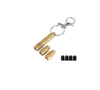 GODESON 4 in 1 Solid Brass Tyre Deflator, Deflate Four Tyres at Once, Easy Storage and Use, Suitable for Car, Jeep, Truck, Motorcycle, Bicycle