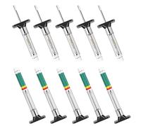 GODESON 88702 Smart Color Coded Tire Tread Depth Gauge (10 Pack)