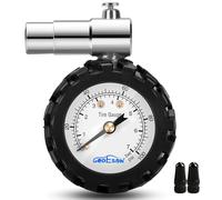 Godeson Bike Tyre Pressure Gauge,100PSI/7Bar Bicycle Tyres Pressure Gauge for Presta Valve, Suitbale for Road Bike,Mechanical Gauge,No Batteries