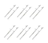 GODESON Dual Head Tyre Pressure Gauge,Heavy Duty Pen Tyre Gauge Range 10-150PSI; 1-10kg/cm2,Dual Head Truck Air Pressure Gauge (Pack of 12)