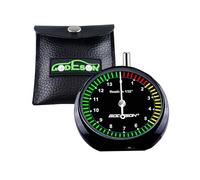 GODESON Tire Tread Depth Gauge - Analog Dial with Color-Coded (Red/Yellow/Green) for Accurate Tire Wear Measurement, 32NDS, Metal Build, Fit for Cars, Trucks & DIY (Includes Protective Pouch)