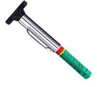 Godeson Tyre Tread Depth Gauge UK, 6-Sided Smart Color Coded Tyre Depth Measurement Tool in 25MM/32nds