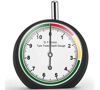 GODESON Tyre Tread Depth Gauge UK in MM Black Dial,Professional for Motorcycle, Car,Truck and Bus