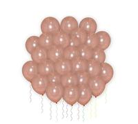 Godfather 10 Inch Plain Balloons For Party Events Decoration Helium Or Air Filled Balloons For Baby Shower (Rose Gold, Pack Of 50)