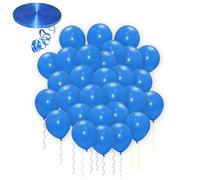 Godfather 10 Inch Plain Balloons For Party Events Decoration Helium Or Air Filled Balloons For Baby Shower (Blue, Pack Of 20)