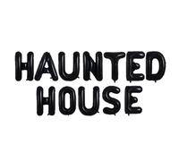 Godfather 16inches Hunted House Letter Foil Balloons for Halloween Party for Home Decorations
