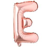 Godfather 16inches Large Foil Alphabet Letter Balloon for Theme Party Decorations Birthday Wedding Anniversary Events Decorations Pack of 1 (Rose Gold, Alphabet E)