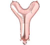 Godfather 16inches Large Foil Helium Alphabet Letter Balloon for Theme Party Decorations Birthday Wedding Anniversary Events Decorations Pack of 1 (Rose Gold, Alphabet Y)