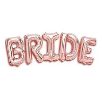 Godfather 40 Inch Bride Foil Balloons Bridal Shower Decoratiom Bride Balloon Party Decoration (Rose Gold Bride)