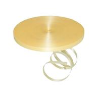 Godfather 60 Meter Ribbon 5mm for Gift Wrapping, Balloon Ribbon Fabric Thick Ribbons for Gift Wrapping, Xmas,Valentine,Bouquets,Cake Wedding Party Decoration (Pale Yellow)