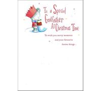 Godfather at Christmas Time - Christmas Card