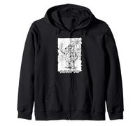 Godfather Bear on Vacation with Cubs Cute Appreciation Zip Hoodie