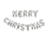Godfather Christmas Party Decorations Accessories X Mas Decoration Printed Balloons Christmas Banner Foil Balloons (Silver Banner)