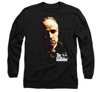 Godfather Don Vito Mens Long Sleeve T Shirt, Black, Medium