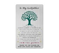 Godfather Father's Day Card, Gifts for Godfather Birthday Proposal Christmas Easter Wedding Card from Godson
