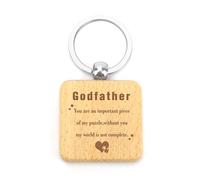 Godfather Fathers Day Gift,Godfather Gifts,Godparent Gifts,The Godfather Gifts,Godfather Gifts for Men,Gifts for Godfather,God Parent Gift Ideas,Godfather Christmas Gifts,Godfather Wooden Keyring