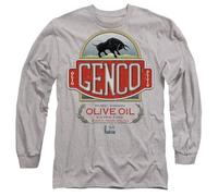 Godfather Genco Olive Oil Unisex Long Sleeve T Shirt, Athletic Heather, Medium