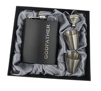 Godfather Gift, Godfather, Godfather Flask Set, Godfather Proposal Gifts, Will You Be My Godfather, Godfather Gifts from Godchild, Godparents Proposal Gift, Godfather Gifts, Hip Flask (Godfather)