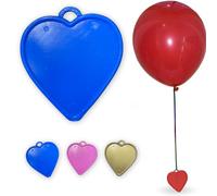 Godfather Heart Shaped Balloon Weight Plastic Balloons Weights Reusable Helium Balloon Weights for Parties Birthday Celebration Decoration (Dark Blue, Pack of 20)