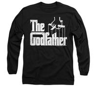 Godfather Logo Mens Long Sleeve T Shirt, Black, Large