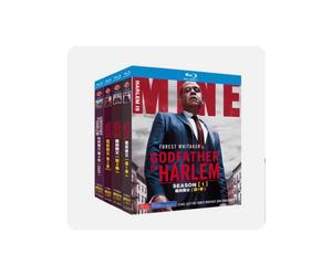 Godfather of Harlem Season 1-4：8-Disc 1080P BD All Region New Box Set Sealed
