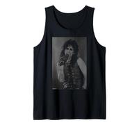 Godfather of Shock Rock Alice Cooper Live by Andy Willsher Tank Top