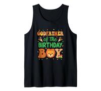 Godfather of The Birthday Boy Lion Family Party Decorations Tank Top