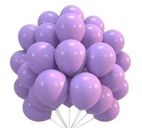 Godfather Pastel Party Balloons Thick Latex Balloon for Women Girls Birthday Party Baby Shower Graduation Anniversary Picnic Decorations Indoor Outdoor Use (Purple, 10 Inches Pack of 100)