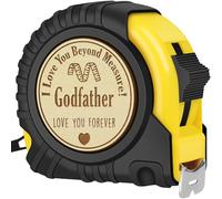 Godfather Proposal Gifts, Padrinos Proposal Gift, Will You Be My Godfather, Man of God Gifts for Men, Godfather and Godmother Gifts from Godchild, Godparents Gifts for Baptism Tape Measure 25 FT Tool