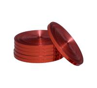 Godfather Shiny Curling Ribbon 5mm Metallic Multicolor Balloon String Gift Wrapping Bow Ribbon for Christmas Wedding Flower Gift Wrapping Party Decor (Red 100 Meter)