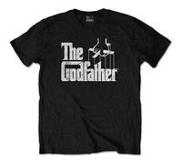 The Godfather T Shirt Movie Logo White new Official Mens Black