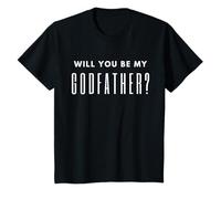 Godfather will you be my God Father Christian Catholic Uncle T-Shirt