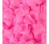Godfathger 100Pcs Rose Petals Valentine Artificial Silk Petals Flower Decoration Confetti for Romantic Scenes Wedding Anniversary, Confession, Bedroom, Birthday Decoration