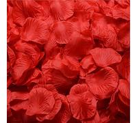 Godfathger 200Pcs Rose Petals Valentine Artificial Silk Petals Flower Decoration Confetti for Romantic Scenes Wedding Anniversary, Confession, Bedroom, Birthday Decoration.