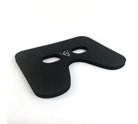 GODFREY Ergo Booster Grip Rower Pad - 25mm Neoprene Seat Cushion with Textured Rubber Surface for Concept 2 Rowing Machine, Water Rower & Recline Bikes (Black)